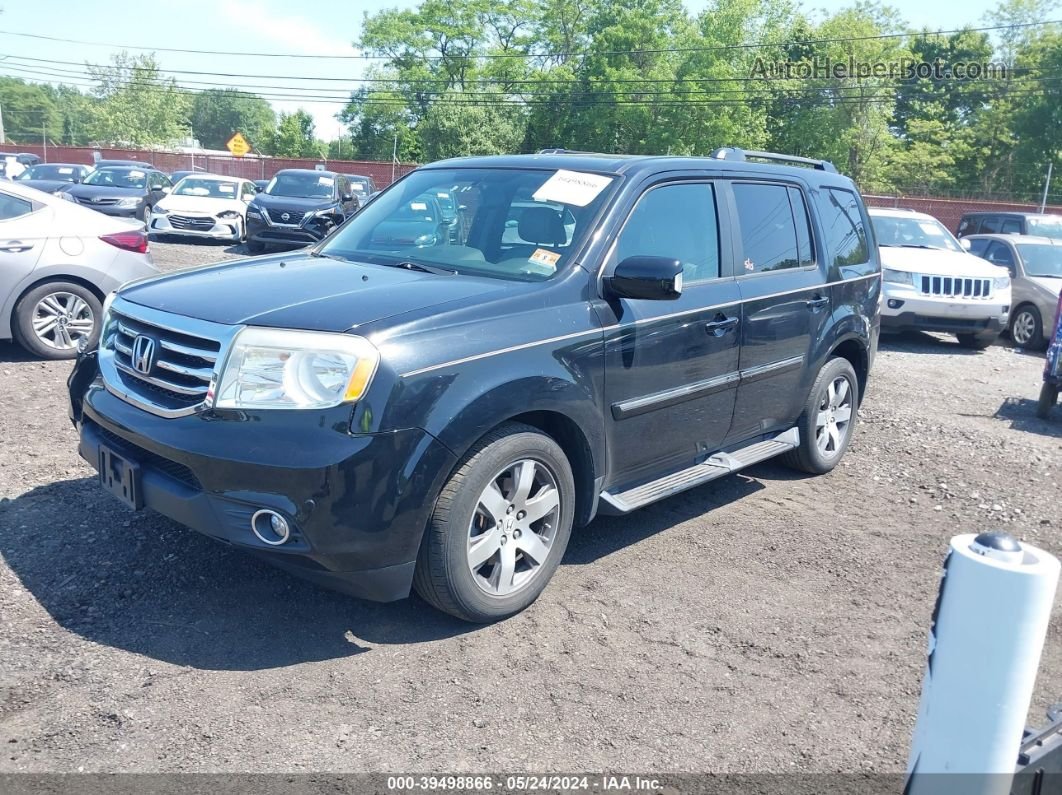 2013 Honda Pilot Touring Black vin: 5FNYF4H96DB070962