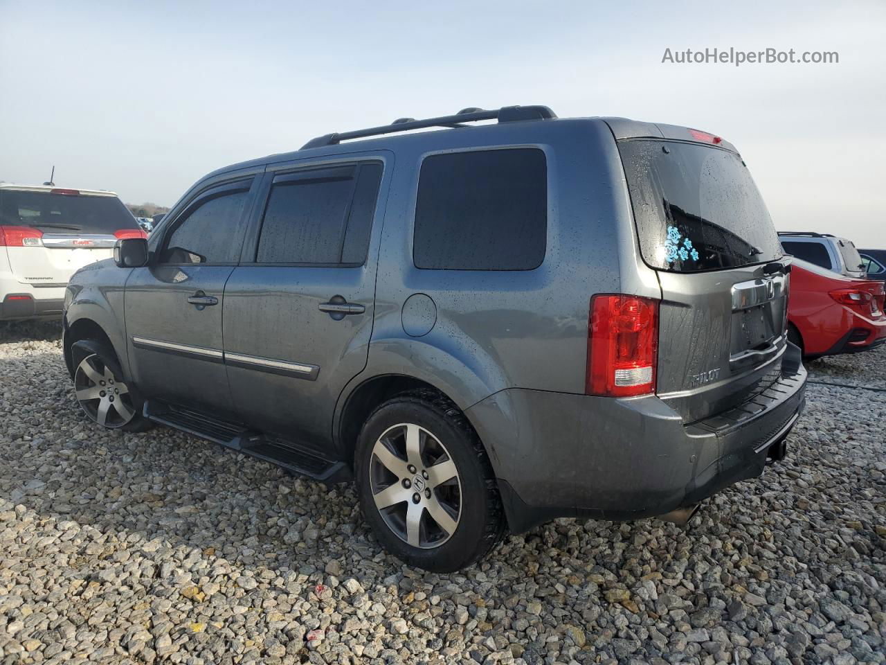 2013 Honda Pilot Touring Gray vin: 5FNYF4H97DB019888