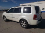 2013 Honda Pilot Touring White vin: 5FNYF4H97DB051563