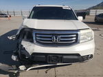 2013 Honda Pilot Touring White vin: 5FNYF4H97DB051563