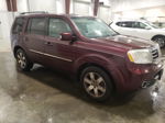 2013 Honda Pilot Touring Maroon vin: 5FNYF4H97DB068153