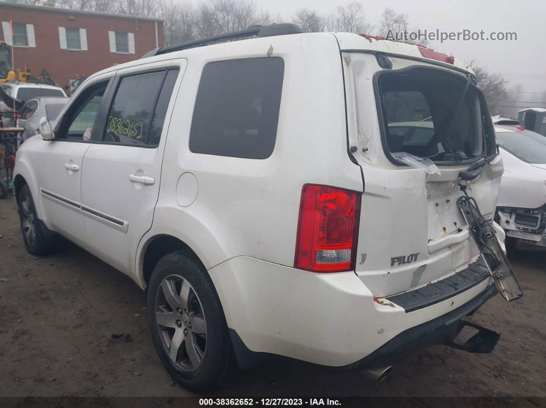 2013 Honda Pilot Touring Белый vin: 5FNYF4H97DB076110