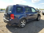 2013 Honda Pilot Touring Синий vin: 5FNYF4H97DB077645