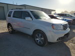 2013 Honda Pilot Touring White vin: 5FNYF4H97DB078939