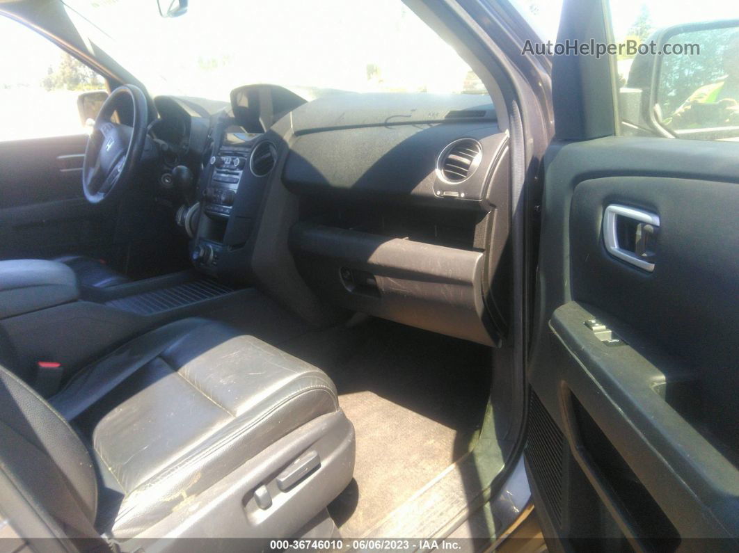 2013 Honda Pilot Touring Серый vin: 5FNYF4H97DB504225