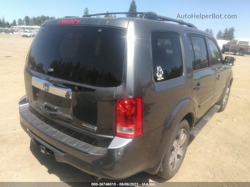 2013 Honda Pilot Touring Серый vin: 5FNYF4H97DB504225