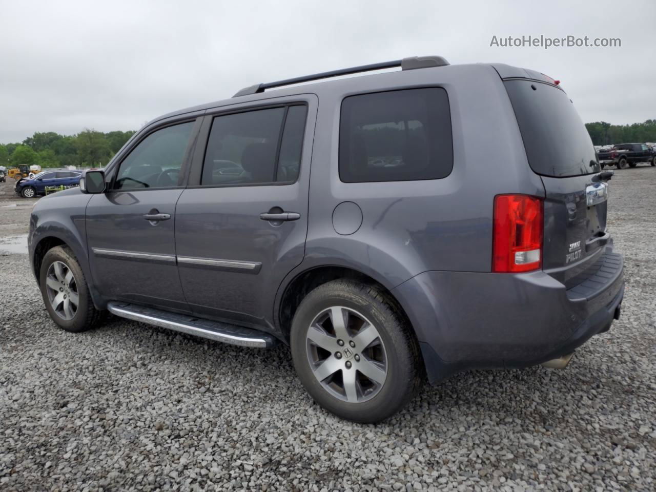 2015 Honda Pilot Touring Gray vin: 5FNYF4H97FB022020