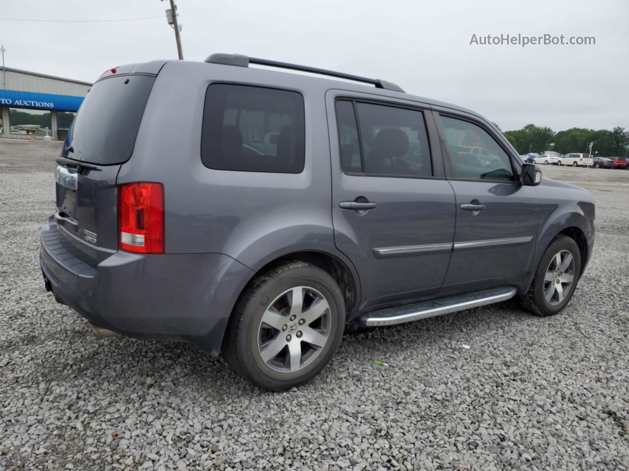 2015 Honda Pilot Touring Gray vin: 5FNYF4H97FB022020