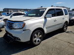 2013 Honda Pilot Touring White vin: 5FNYF4H98DB049711