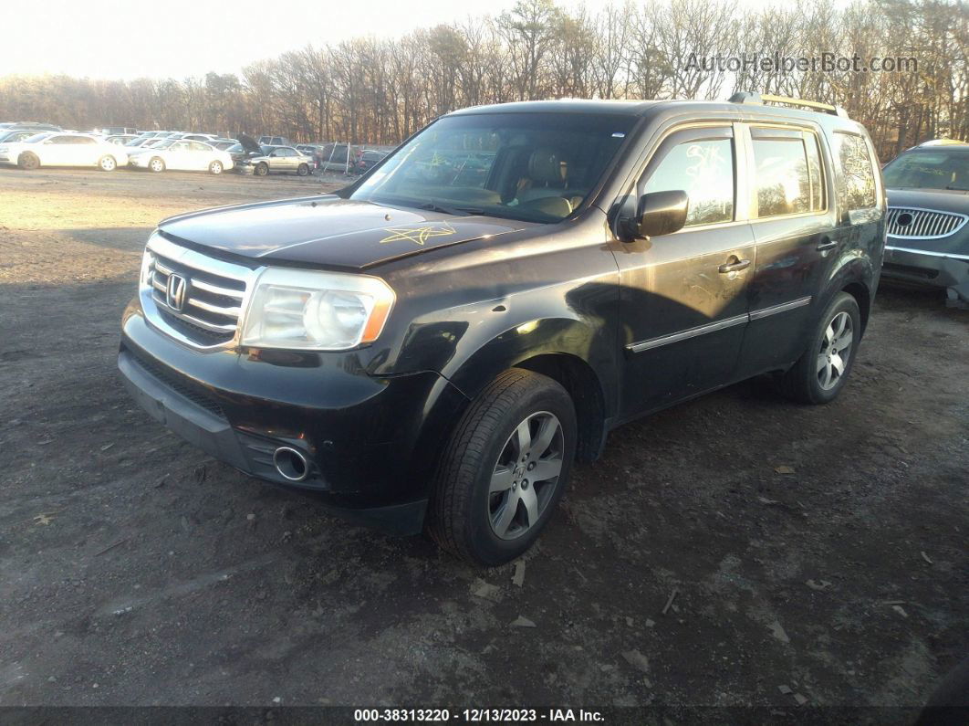 2013 Honda Pilot Touring Black vin: 5FNYF4H98DB050244