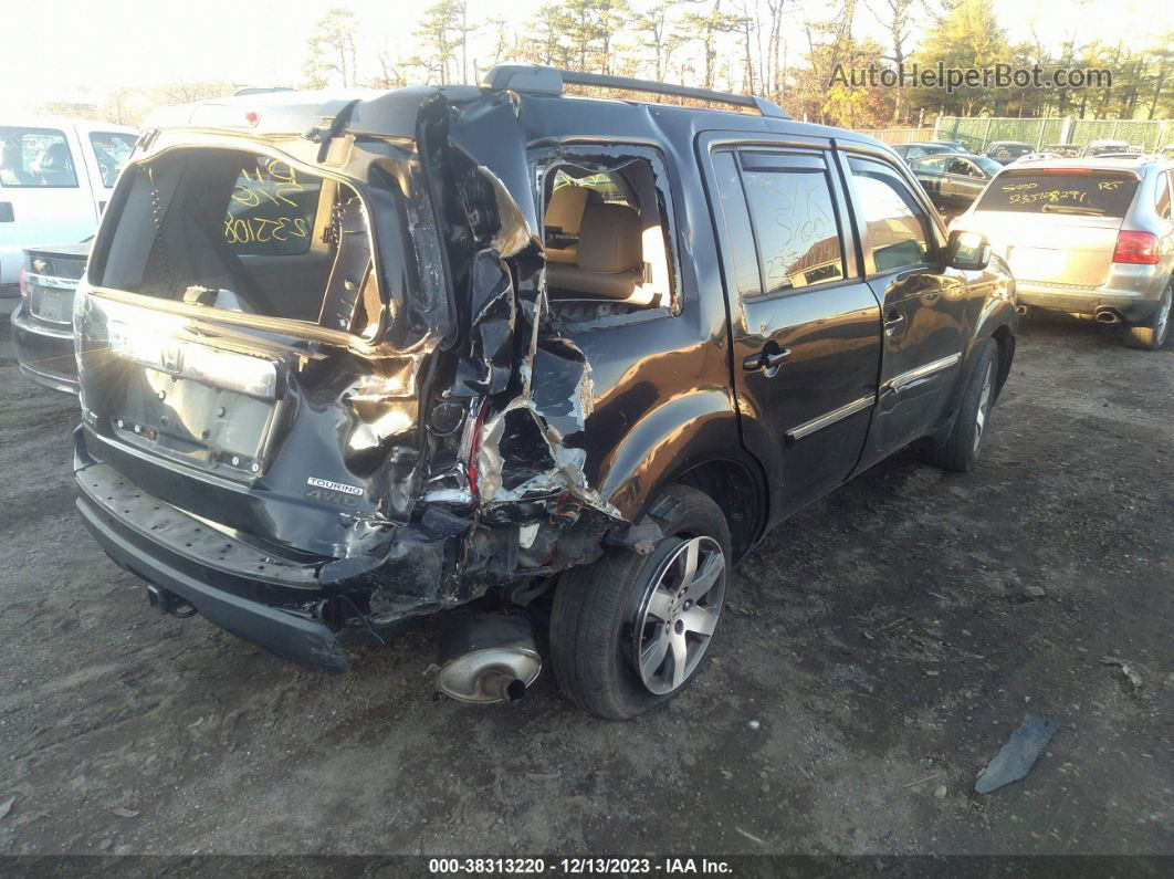 2013 Honda Pilot Touring Black vin: 5FNYF4H98DB050244