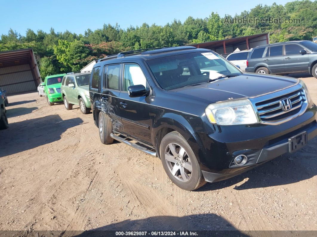 2013 Honda Pilot Touring Black vin: 5FNYF4H99DB002672