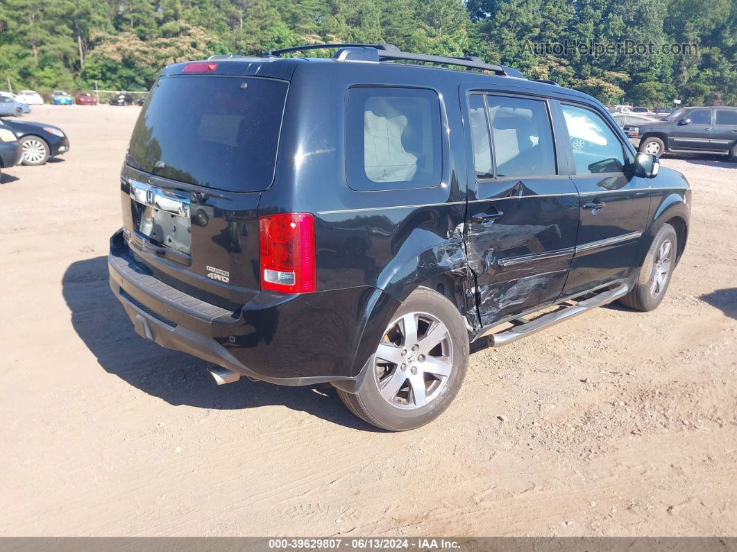 2013 Honda Pilot Touring Black vin: 5FNYF4H99DB002672