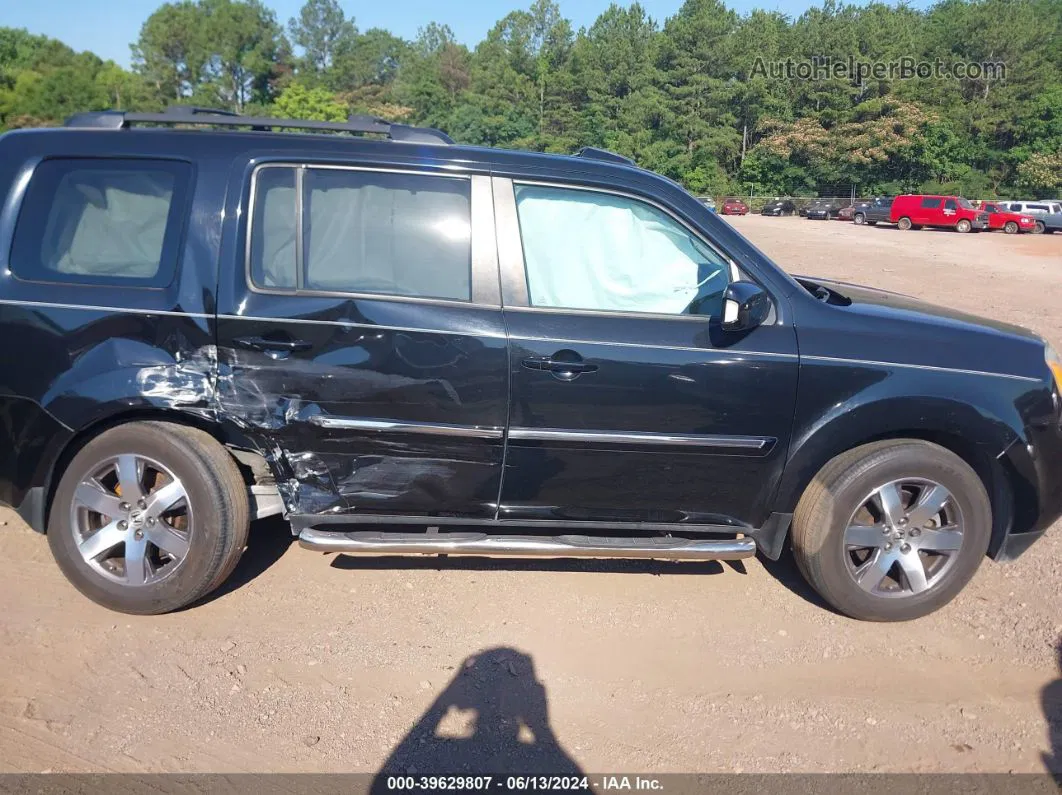 2013 Honda Pilot Touring Black vin: 5FNYF4H99DB002672