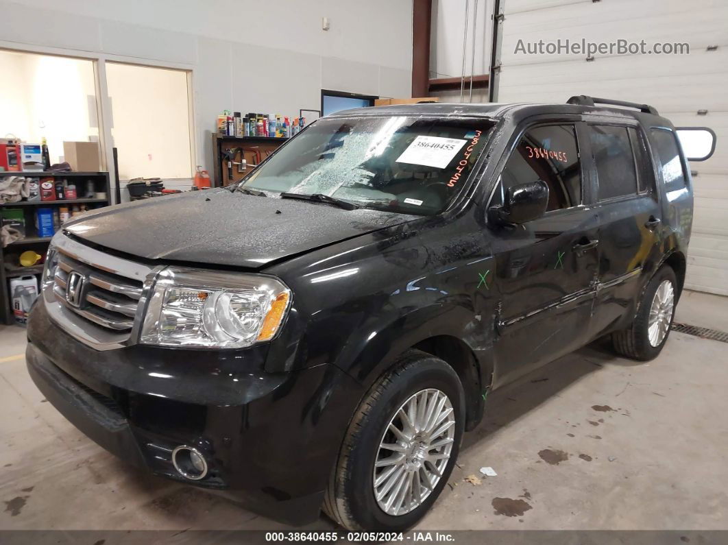 2013 Honda Pilot Touring Black vin: 5FNYF4H99DB504369