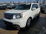 2015 Honda Pilot Touring White vin: 5FNYF4H9XFB046487