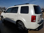 2015 Honda Pilot Touring White vin: 5FNYF4H9XFB046487