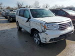 2015 Honda Pilot Touring White vin: 5FNYF4H9XFB046487