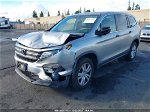 2017 Honda Pilot Lx Silver vin: 5FNYF5H10HB003862