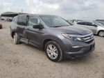 2017 Honda Pilot Lx Серый vin: 5FNYF5H10HB041298