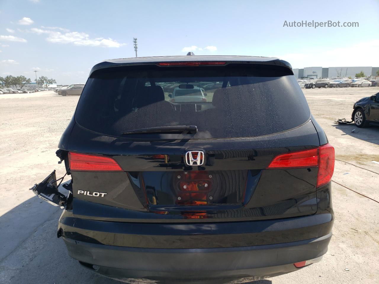 2016 Honda Pilot Ex Черный vin: 5FNYF5H30GB030429