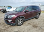 2016 Honda Pilot Ex Burgundy vin: 5FNYF5H33GB030280