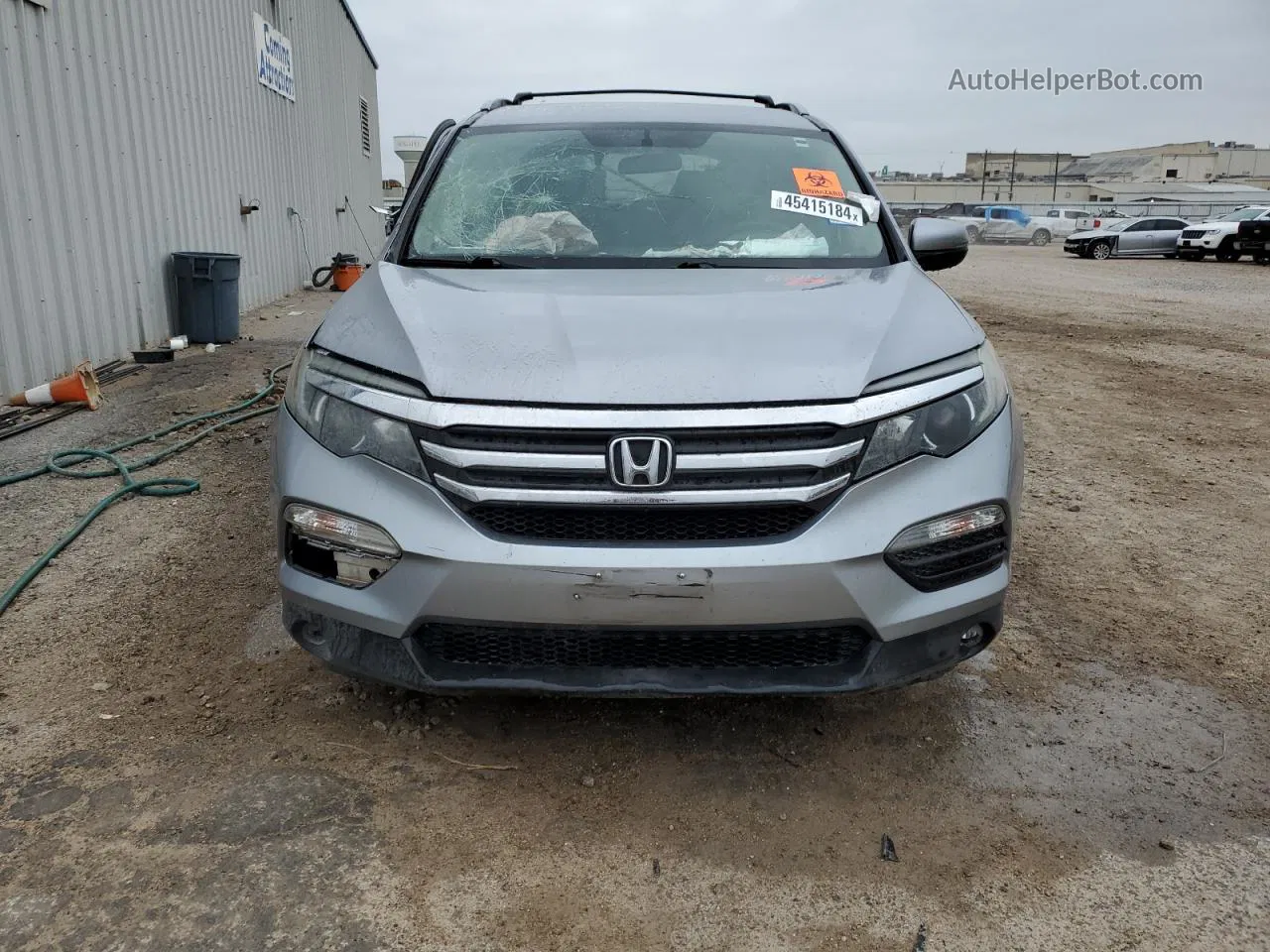 2017 Honda Pilot Ex Синий vin: 5FNYF5H36HB013426