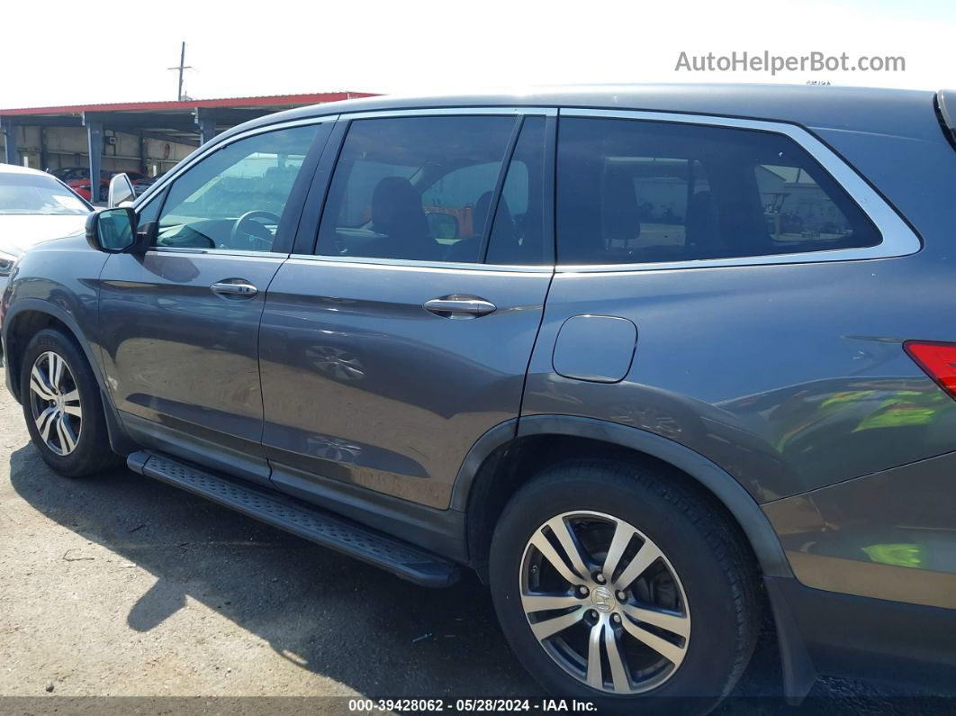 2016 Honda Pilot Ex Серый vin: 5FNYF5H37GB025566