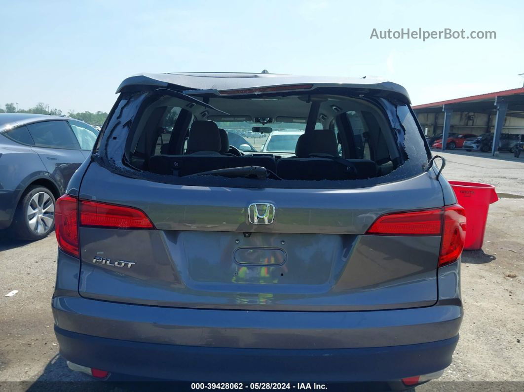 2016 Honda Pilot Ex Серый vin: 5FNYF5H37GB025566