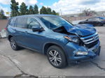 2016 Honda Pilot Ex Синий vin: 5FNYF5H38GB011031