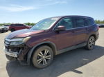 2016 Honda Pilot Ex Бордовый vin: 5FNYF5H38GB054302