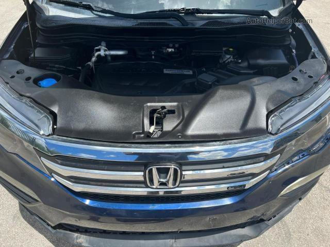 2016 Honda Pilot Ex Синий vin: 5FNYF5H39GB053420