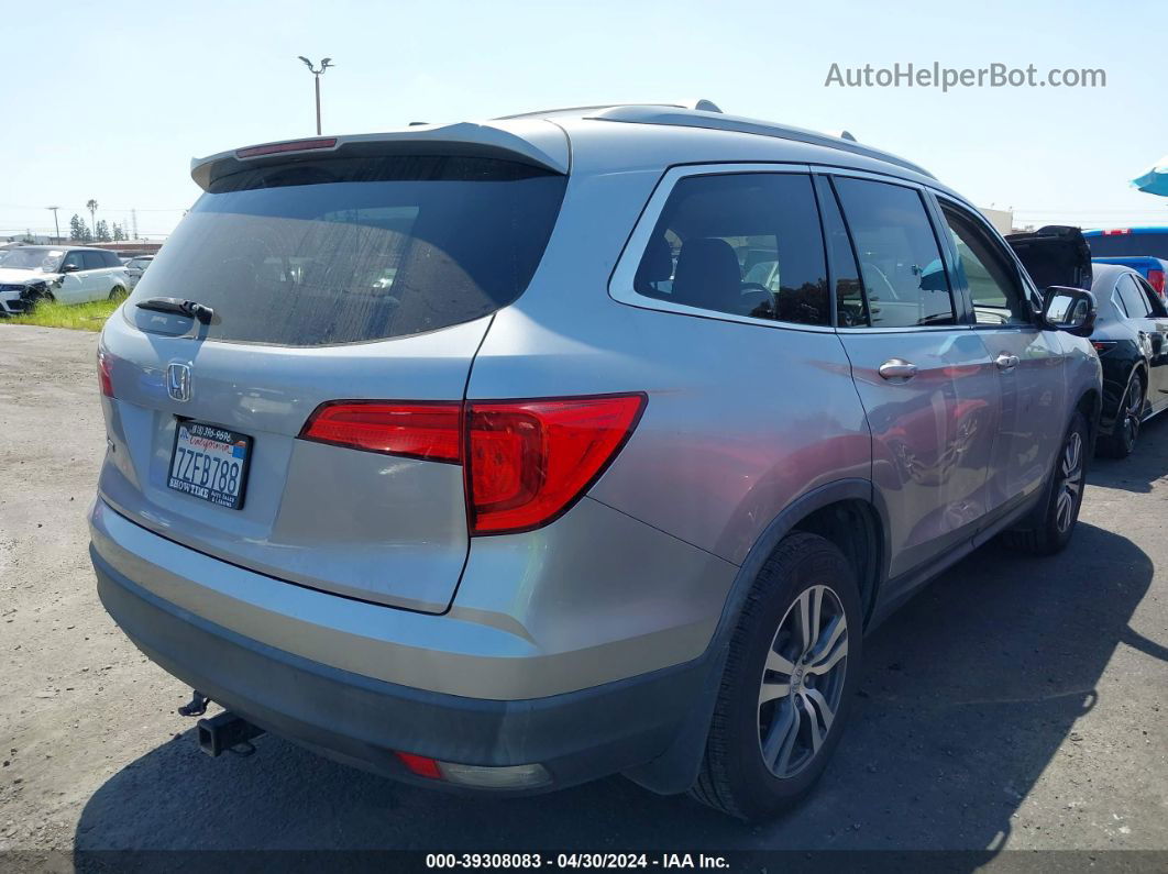 2017 Honda Pilot Ex Silver vin: 5FNYF5H39HB023724