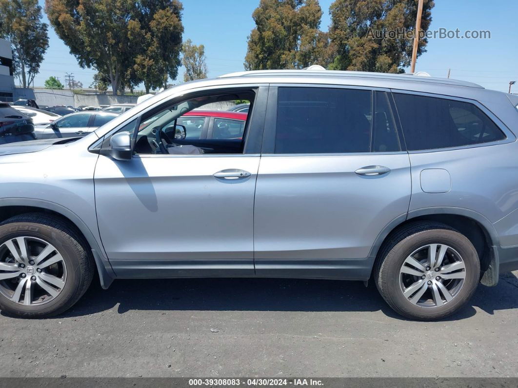 2017 Honda Pilot Ex Silver vin: 5FNYF5H39HB023724