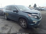 2017 Honda Pilot Ex Blue vin: 5FNYF5H42HB028918