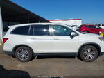 2017 Honda Pilot Ex White vin: 5FNYF5H48HB028101