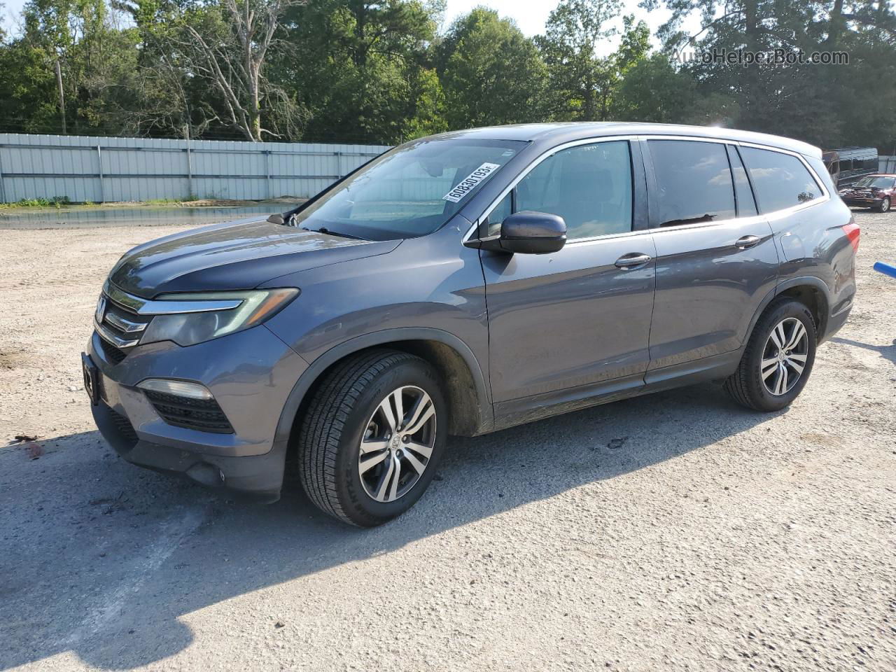 2016 Honda Pilot Exl Gray vin: 5FNYF5H50GB005077