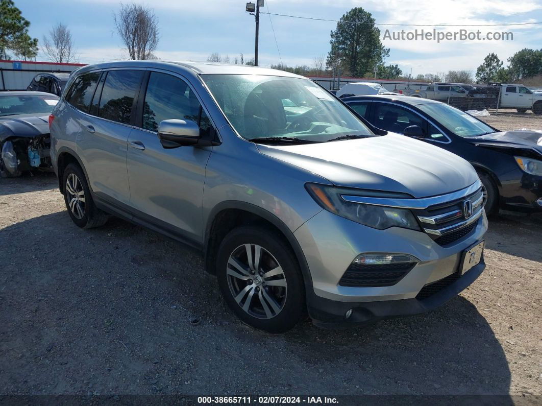 2017 Honda Pilot Ex-l Blue vin: 5FNYF5H50HB027601