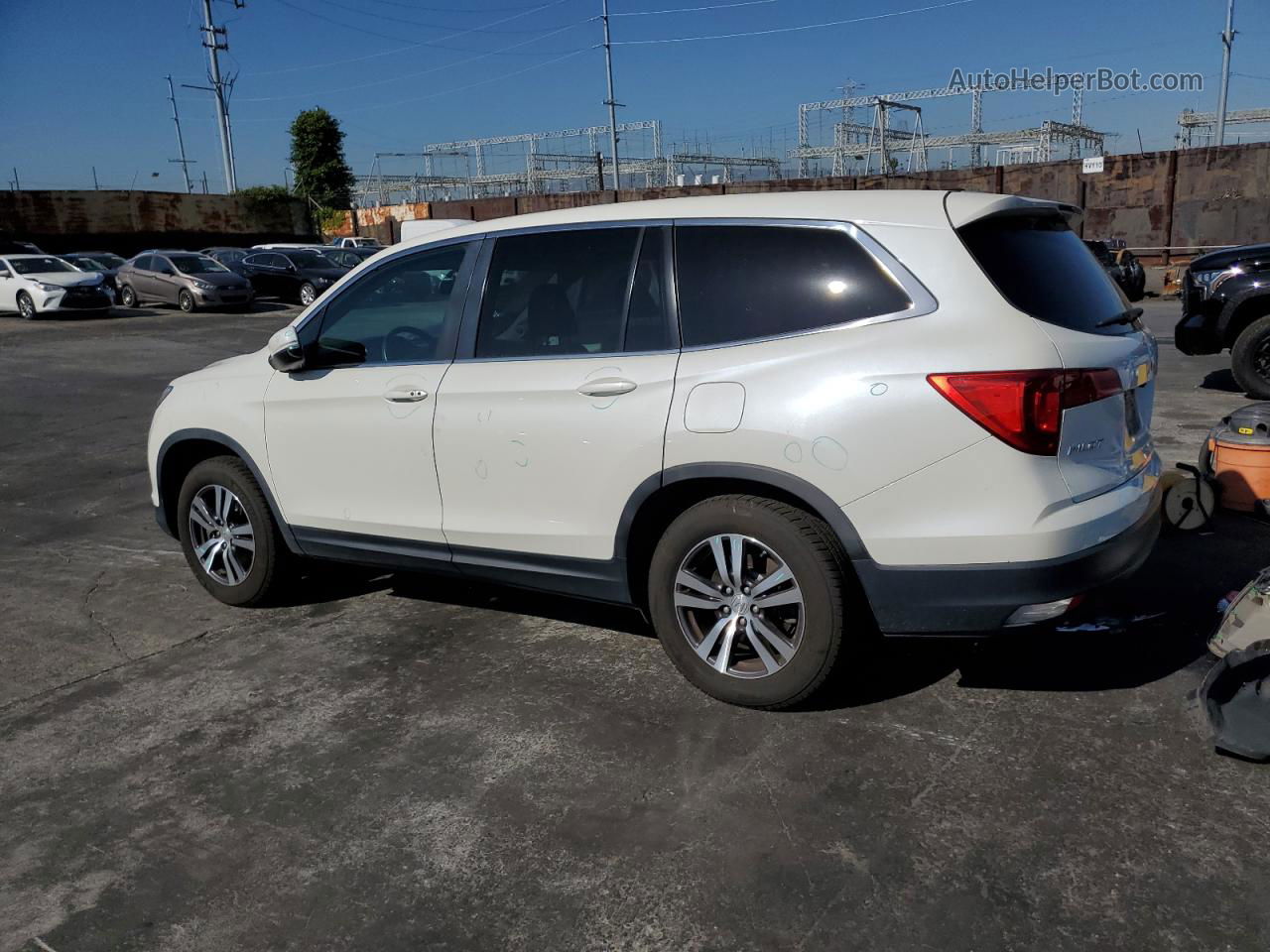 2016 Honda Pilot Exl White vin: 5FNYF5H51GB042963