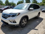 2016 Honda Pilot Exl White vin: 5FNYF5H51GB049394