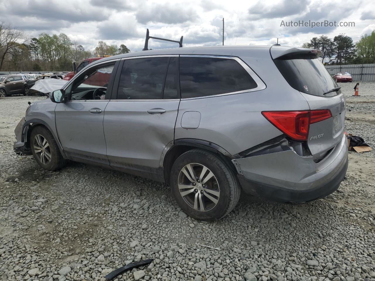 2016 Honda Pilot Exl Silver vin: 5FNYF5H52GB004318