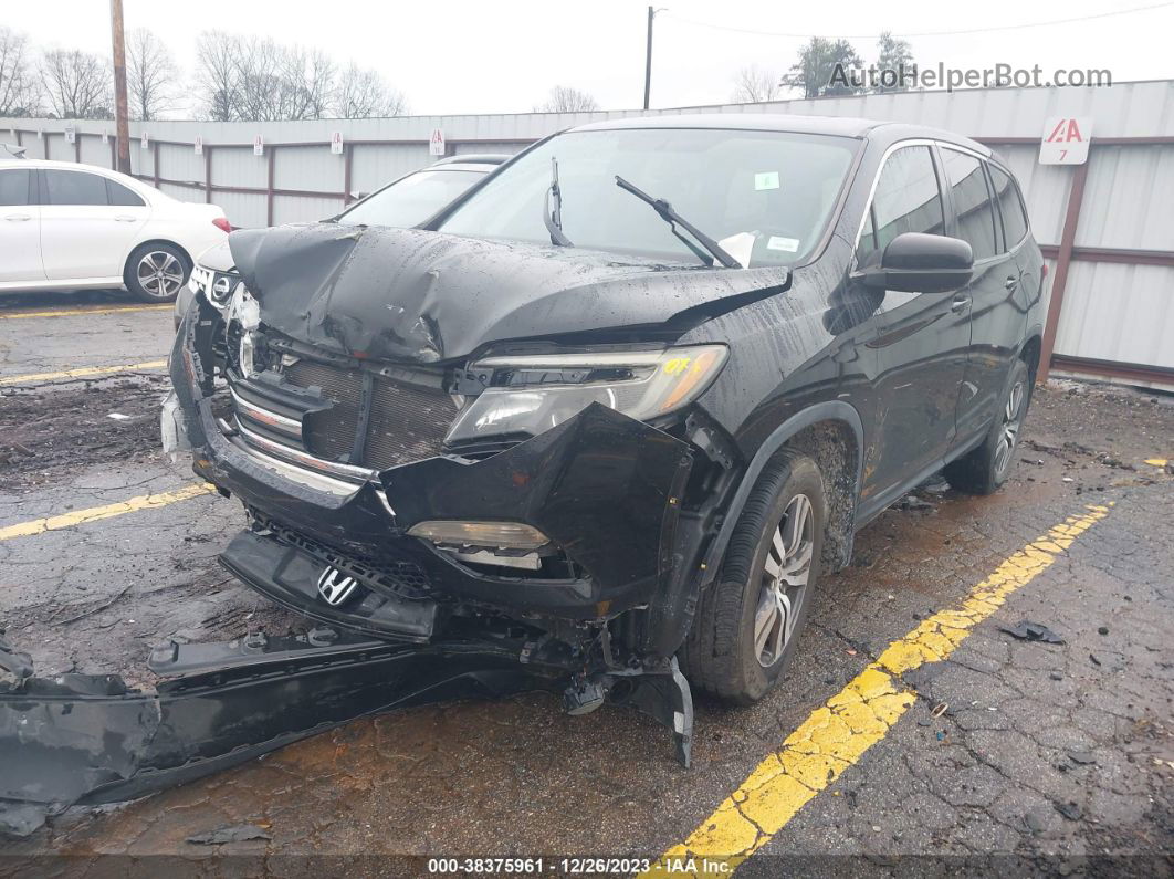 2016 Honda Pilot Ex-l Black vin: 5FNYF5H52GB048402