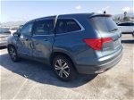 2016 Honda Pilot Exl Teal vin: 5FNYF5H53GB009043