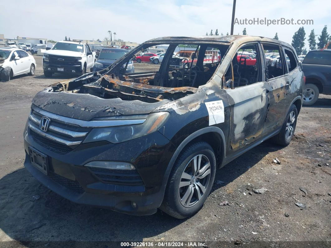 2016 Honda Pilot Ex-l Черный vin: 5FNYF5H53GB011519