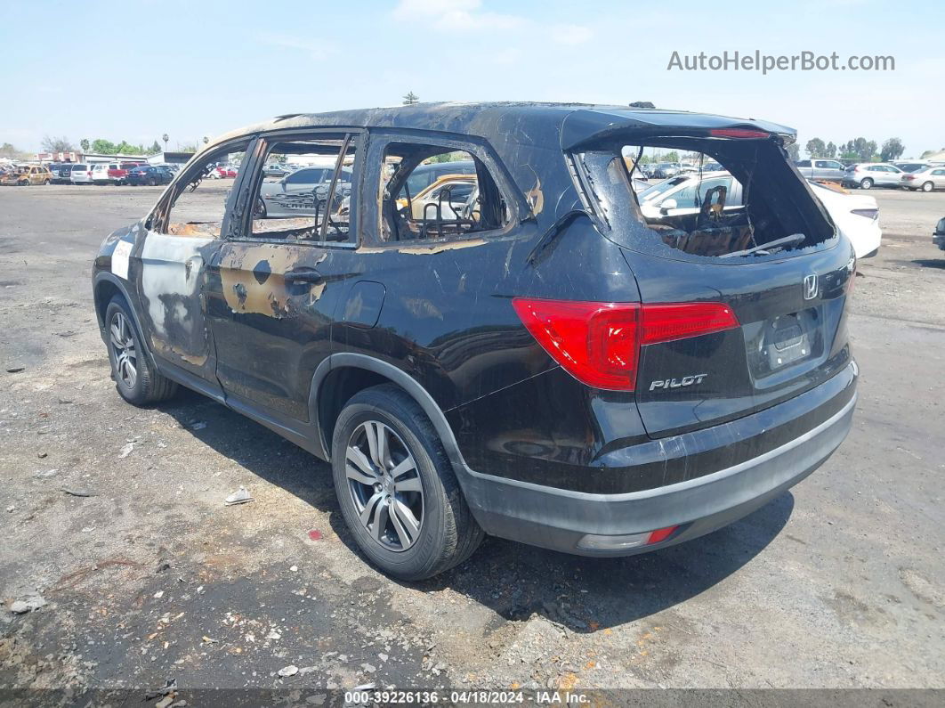 2016 Honda Pilot Ex-l Black vin: 5FNYF5H53GB011519