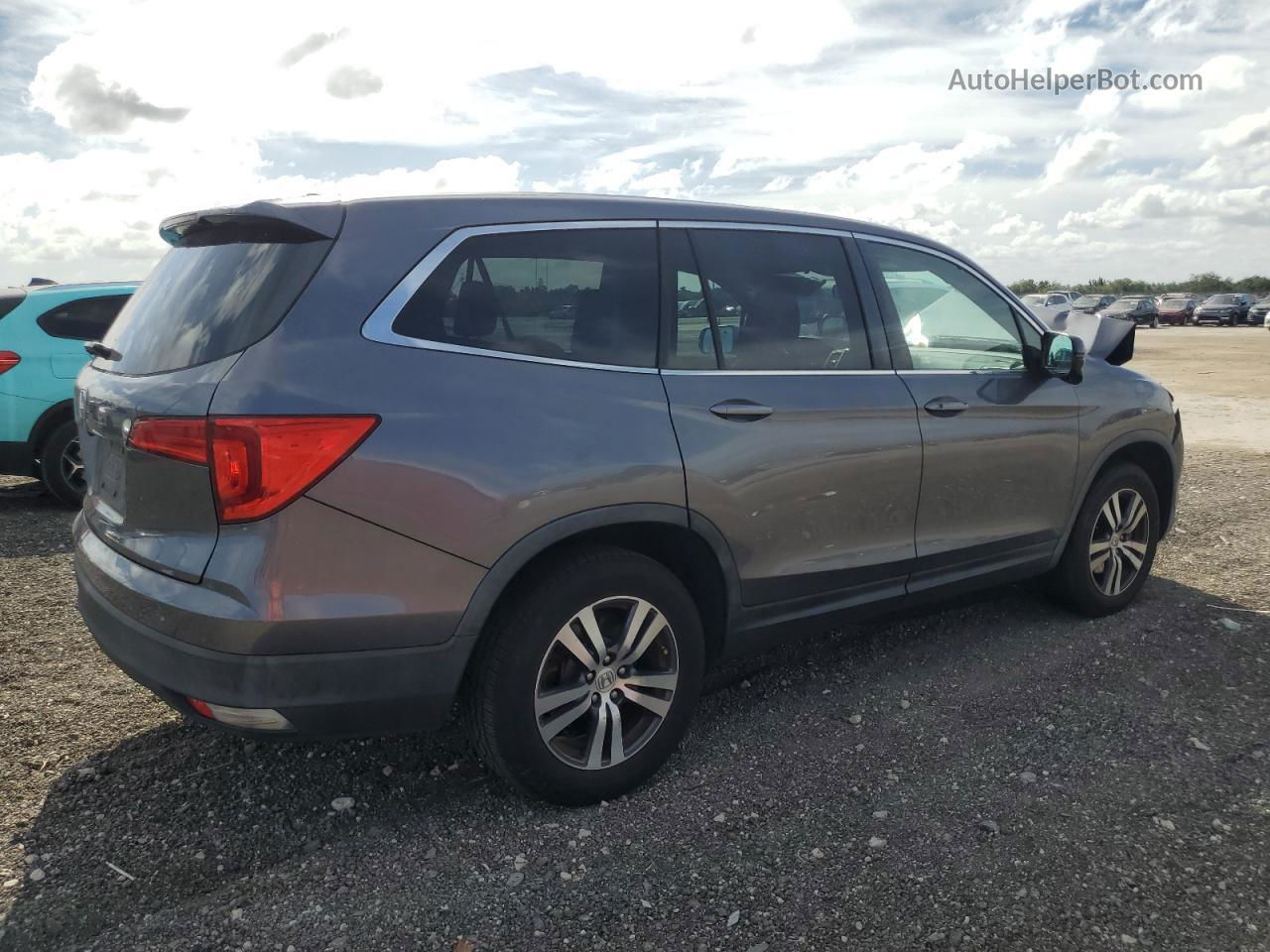 2016 Honda Pilot Exl Silver vin: 5FNYF5H53GB051177