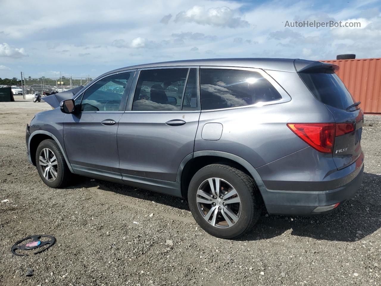 2016 Honda Pilot Exl Silver vin: 5FNYF5H53GB051177