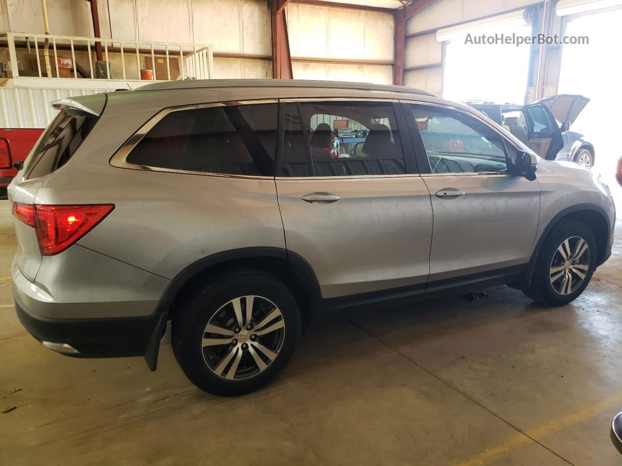 2016 Honda Pilot Exl Silver vin: 5FNYF5H54GB033268