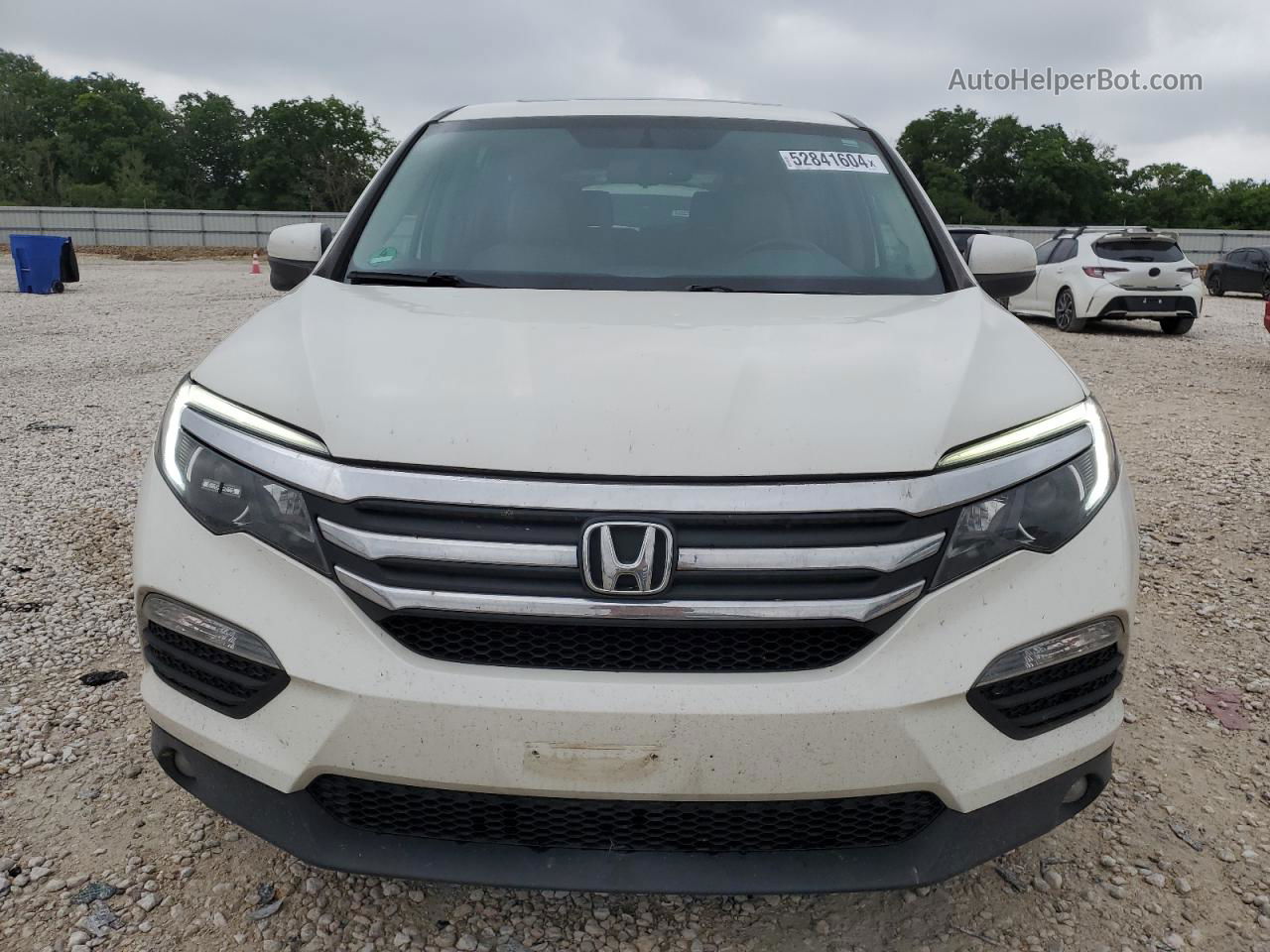 2017 Honda Pilot Exl White vin: 5FNYF5H54HB037967