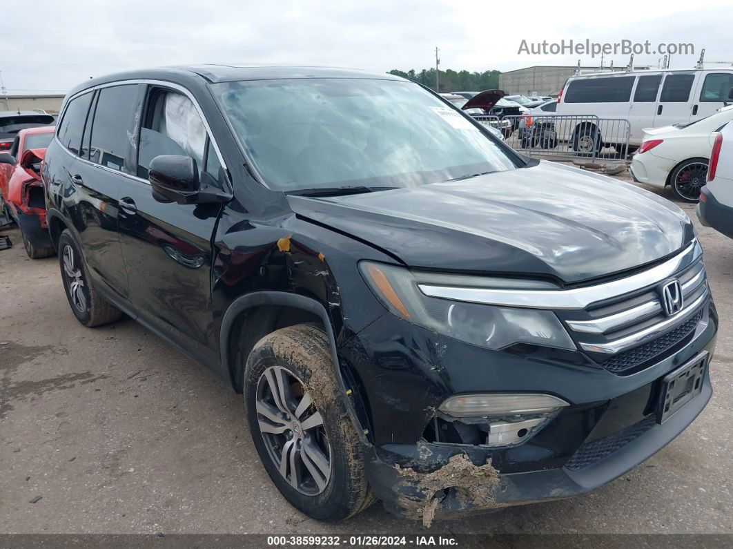 2016 Honda Pilot Ex-l Black vin: 5FNYF5H55GB040780